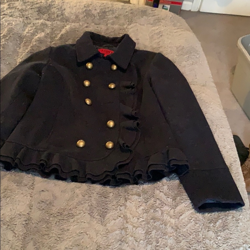 Crop pea coat